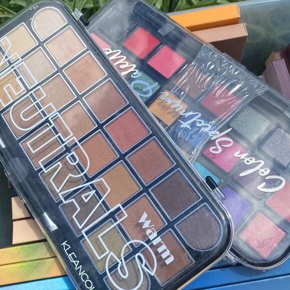 Kleancolor Warm Neutrals and Colorfu Eyeshadow Palette - Picture 1 of 1